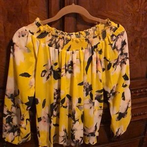 Off the shoulder blouse